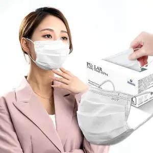 하이커 [퓨랩] 숨쉬기 편한 덴탈형 KF94마스크 화이트 생산 (50매입X2ea)