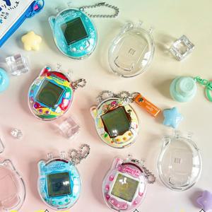 다마고치 커넥션 v3 케이스 보호 투명 Tamagotchi 타마 하드 귀여운 핑크 커버