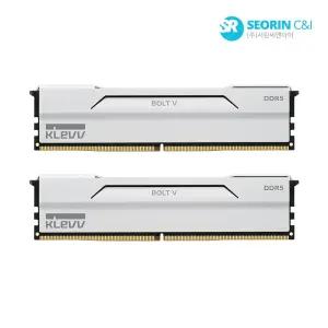 [서린공식] 에센코어 클레브 DDR5-6000 CL30 BOLT V 화이트 패키지 서린 (64GB(32Gx2)