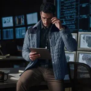 [CQR][한정특가] CQR 남성 라이트 패딩 셔츠 자켓