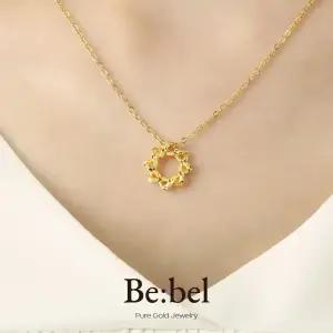 순금목걸이 7.5g(두돈) 24k 여자 썬샤인 라운드 비벨