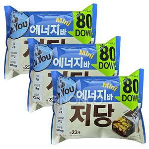 오리온 닥터유 에너지바 저당 미니 324g x3 초코바 견과류