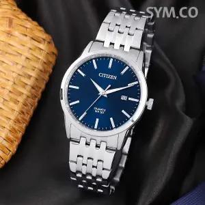 [시티즌] BI5000-87L 심플 라운드 쿼츠 아날로그 클래식 남자 메탈 손목시계 c