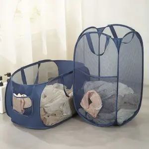 접이식 메쉬 빨래바구니 세탁망 접이식빨래바구니 메쉬빨래바구니 대용량빨래바구니