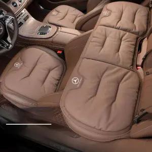 벤츠전용 시트방석 E클래스 뒷좌석 일체형시트커버 GLB GLC S클래스 사계절쿠션 브라운