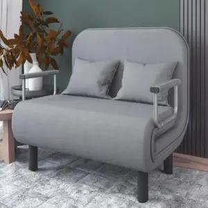 1인 소파베드 자취 접이식 베드 그레이 사무실 딥블루 침대 거실