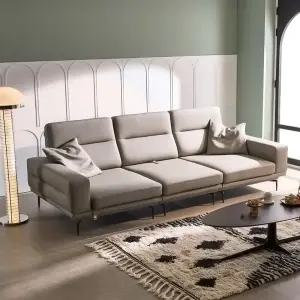 마르떼 4인 스윙 전체 통가죽 소파