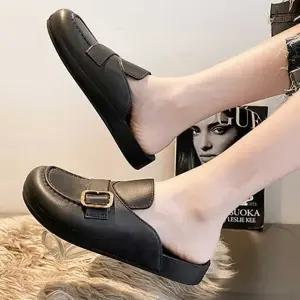 발 편한 사무실 뮬 슬리퍼 형 블로퍼 선생님 신발 (WFJB1DC)