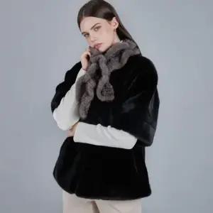 [드피엘] P06_니팅웨이브 밍크머플러