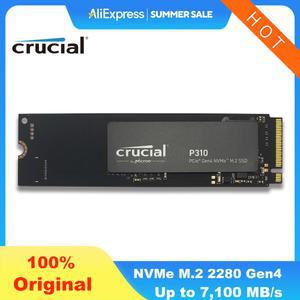 CRUCIAL P310 1TB 최대 PCIE 내부 드라이브 100MB/S 2280 솔리드 7 2TB SSD 패키지 3D GEN4 M.2 PC 스테이트 NAND OEM