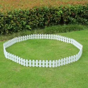 정원꾸미기 하얀 울타리 10p세트 화단장식 인테리어 베란다 용품 소품 잔디 스튜디오