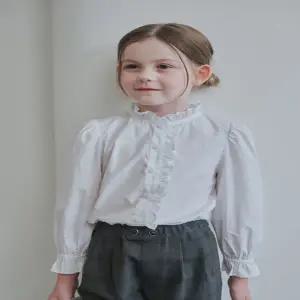 [대구백화점] [빈]화이트 프릴 블라우스(BZ54BL01WT)