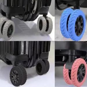 캐리어 바퀴커버 보호대 덮개 여행가방 휠커버 무소음 충격흡수 파손 방지 8P