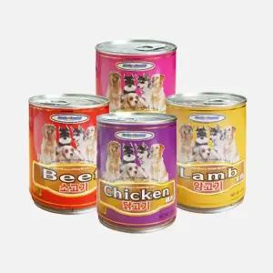 펫더맨 강아지대용량 애견 캔 통조림 습식 사료 간식 400g