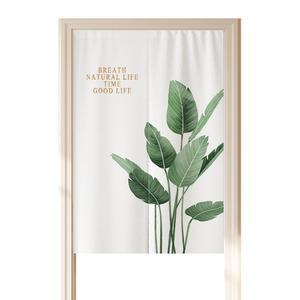 작고 신선한 북유럽 스타일 커튼 비 필링 폴리에스테르 욕실 문 내마모성