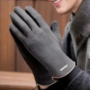 가죽장갑 장갑 남자 겨울 방한장갑 스웨이드 방한 남자가죽장갑 스타일