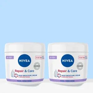 [니베아]니베아 리페어 앤 케어 크림 400ml X 2개