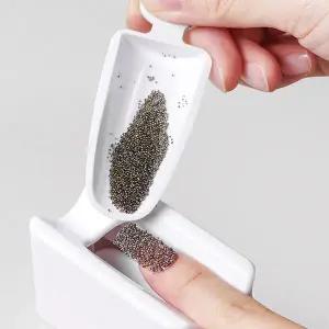 젤 네일 글리터 파츠 파우더 재활용 트레이 스쿱 홀더 네일스톤 트레이 정리함