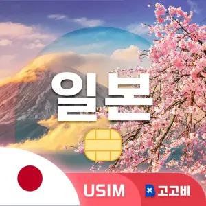 USIM 일본 유심 데이터 무제한 매일 5GB 6일