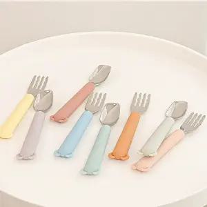 도리도리 국산 SUS 코알라 스푼포크 이유식 숟가락 세트