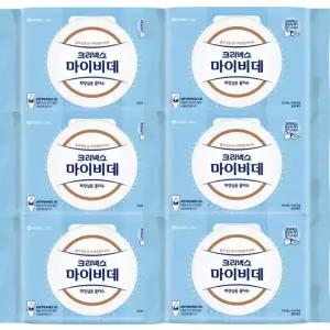 크리넥스 마이비데 클린케어 캡형 60매 6팩 화장실용 비데용