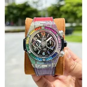 Hublot HUBLOT Multi 기능적 Hollow 자동 Mechanical Movement Men 시계 [세금포함] [정품] 패션시계 손목