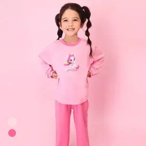 캐치! 티니핑 여아용 샤랄 피치스판 9부 실내복세트PK