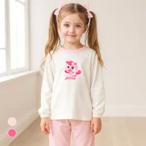 캐치! 티니핑 여아용 뾰롱 피치스판 9부 실내복세트PK