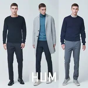 [HUM]남)슬림 스트레이트핏 본딩 슬랙스(HHOWCPN184P)