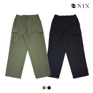 [NIX]유니)립스탑 밴딩 카고 와이드팬츠(FNRSCNW772M)