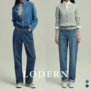 [로던]여)데님워싱 루즈스트레이트 데님(FLRFDDE504P)