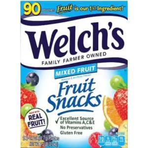 웰치스 믹스드 후르트 스낵 25g 80개입 x1박스 대용량젤리