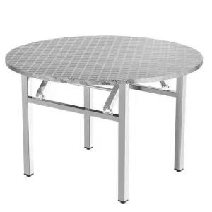 스테인리스 원형 테이블 식당 탁자 라운드 접이식