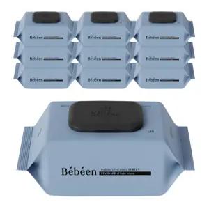 베베앙 스탠다드 물티슈 캡형 120매 x 10팩 대용량 엠보 아기물티슈