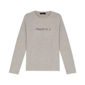 [롯데백화점]뱅뱅 여성 베이직 라운드 레터링 긴팔 티셔츠 CTL629