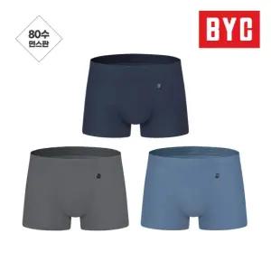 BYC 남성 3매입 드로즈팬티 80수 고급 면스판 MNS5004