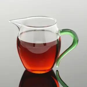 컬러무드 그린 숙우350ml 내열유리 내열유리숙우 내열유리잔 내열유리컵 유리다기 투명다기