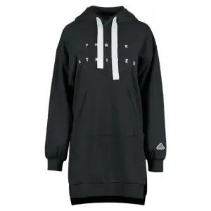 여성 WORDING 스웨트 튜닉 후드 롱 긴팔 티셔츠 IA5229