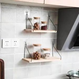 블랙 우드 벽선반 카페진열장 카페인테리어 원목선반 미니진열장 벽진열장 소품진열장 소품선반