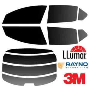 루마 3M 레이노 자동차썬팅필름 열차단 측후면세트 전면열성형