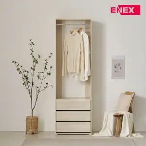 데일리 스테이션 3단 서랍 행거형 모듈 옷장 600