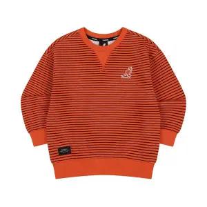 [캉골키즈](김해점)오버핏 스트라이프 스 셔츠 RD 0205 오렌지 (ARDCMT02050OG)