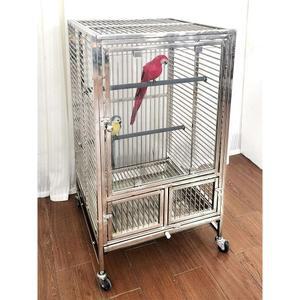 스텐 새장 앵무새 큰 대형 새집 스테인리스 둥지 하우스 날림장