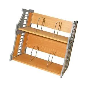 만능책꽂이 2층 600x250x600 1p 교과서 책 서류 파일 파일꽂이 책상정리 서류정리함