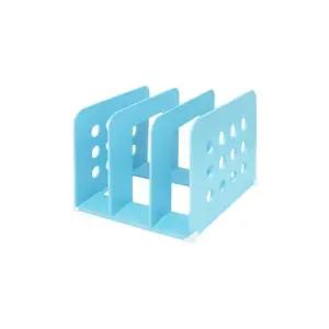 책꽂이 3단 하늘 민트 200x202x160 1p 파일 교과서 파일꽂이 책상정리 서류정리함