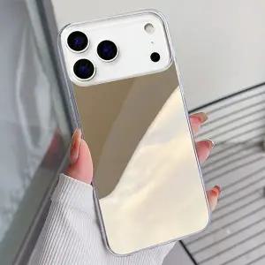 아이폰17 17에어 17프로 17프로맥스 심플 미러 젤리 거울 핸드폰 케이스