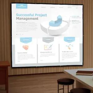 [아우트]빔스크린 스크린(240x180cm)회의용스크린