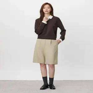 [AK플라자] [플라스틱아일랜드] 우븐배색카라 니트 풀오버 PR3KL882