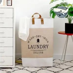 세탁 물품 보관함 린넨 빨래 바구니 멀티 수납 세탁바구니 빨래통 햄퍼 이동식빨래바구니