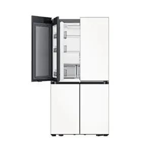 [삼성전자]삼성 2025 BESPOKE AI 하이브리드 4도어 키친핏 Max 633L RM70F64M2X 새틴화이트 푸드쇼케이스